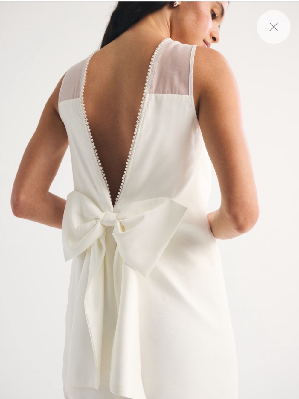 Abercrombie & Fitch Bow Back Mini Dress - Picture 2 of 3